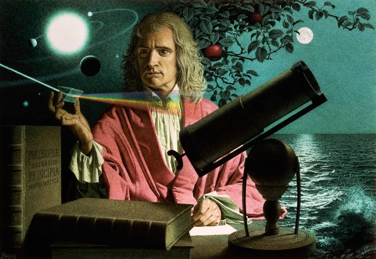 Newtonin lait selittivät universumin liikkeet