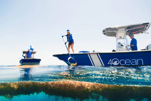 4ocean kerää miljoonia kiloja meren roskaa